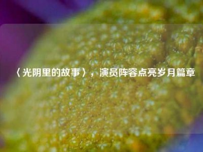 〈光阴里的故事〉，演员阵容点亮岁月篇章