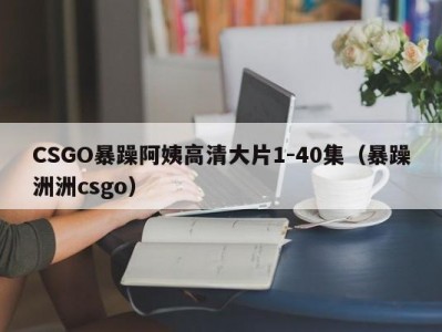 CSGO暴躁阿姨高清大片1-40集（暴躁洲洲csgo）