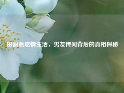 田馥甄感情生活，男友传闻背后的真相探秘