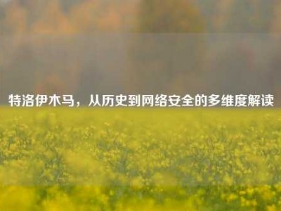 特洛伊木马，从历史到网络安全的多维度解读
