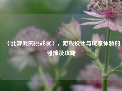 〈北野武的挑战状〉，游戏设计与玩家体验的碰撞及攻略