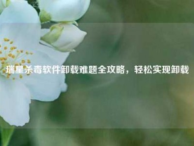 瑞星杀毒软件卸载难题全攻略，轻松实现卸载