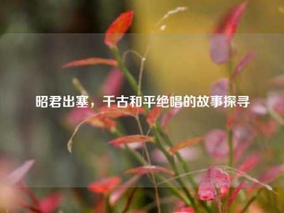 昭君出塞，千古和平绝唱的故事探寻