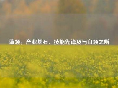 蓝领，产业基石、技能先锋及与白领之辨