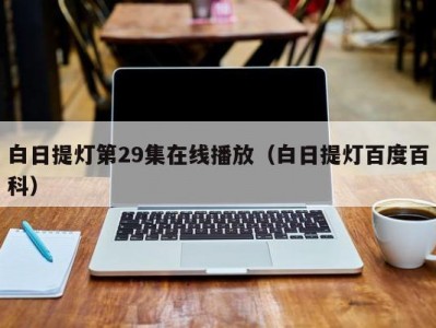 白日提灯第29集在线播放（白日提灯百度百科）