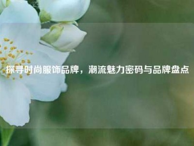 探寻时尚服饰品牌，潮流魅力密码与品牌盘点
