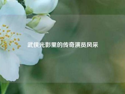 武侠光影里的传奇演员风采