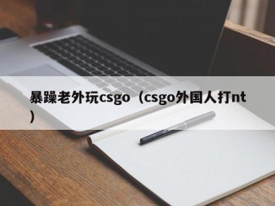 暴躁老外玩csgo（csgo外国人打nt）