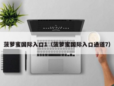 菠萝蜜国际入口1（菠萝蜜国际入口通道7）