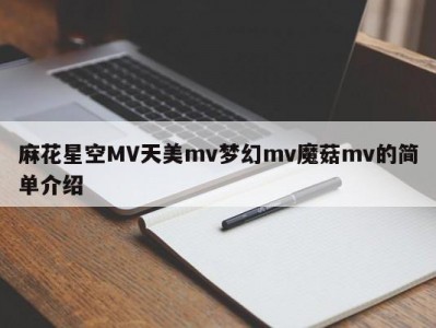麻花星空MV天美mv梦幻mv魔菇mv的简单介绍