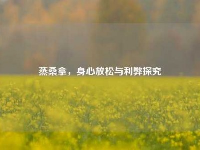 蒸     ，身心放松与利弊探究