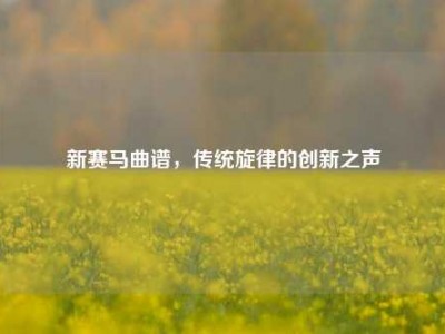 新赛马曲谱，传统旋律的创新之声
