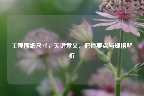 工程图纸尺寸,关键意义、把控要点与规格解析