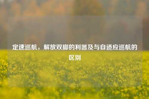 定速巡航，解放双脚的利器及与自适应巡航的区别