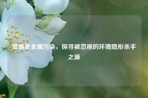 警惕重金属污染，探寻被忽视的环境隐形杀手之源
